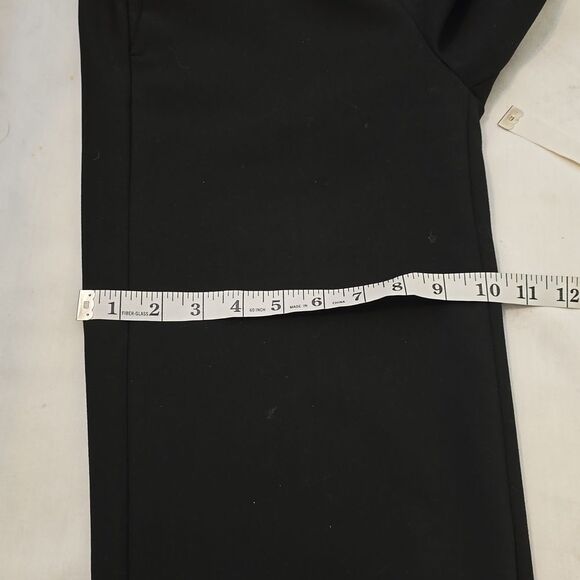 J Crew Cropped 365 Wide Legged Pants Black Size 4 - Picture 7 of 10